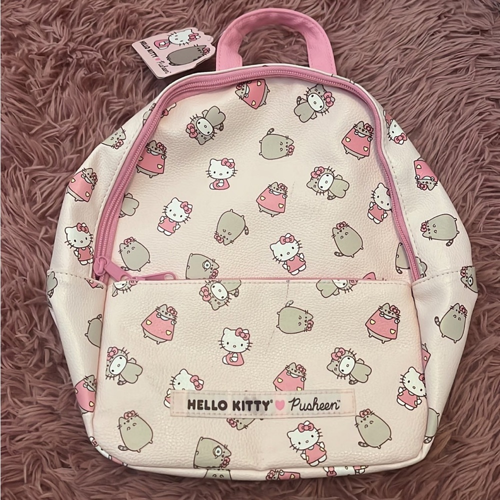 Hello kitty pusheen small backpack